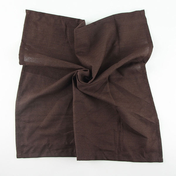 40x40cm cotton linen Napkins placemat heat insulation mat dining table mat kids table Napkin fabric pretty placemats