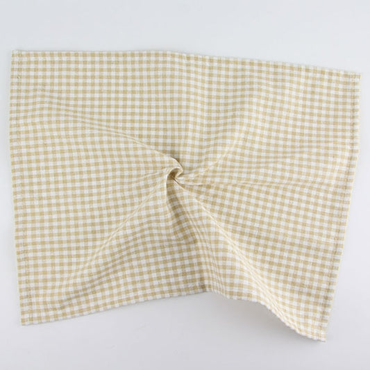 30x40cm cotton linen Napkins placemat heat insulation mat dining table mat comfortable Napkin fabric table placemats Background