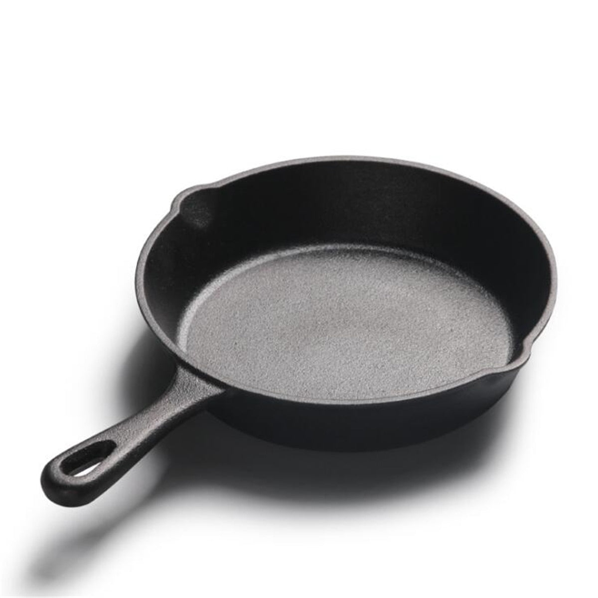  40cm black cast iron pig iron pan extra large non stick frying  pan frying pan gas induction cooker (size: 15.7 inches long x 1.6 inches  high): Home & Kitchen